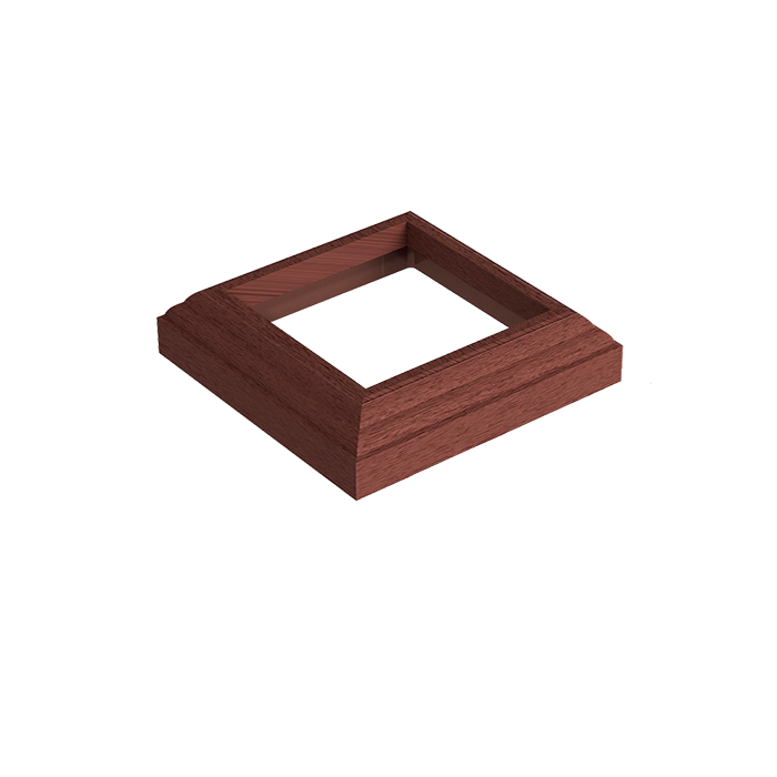 Крышка нижняя для столба из ДПК Woodvex,Select, темно-коричневый в Воронеже