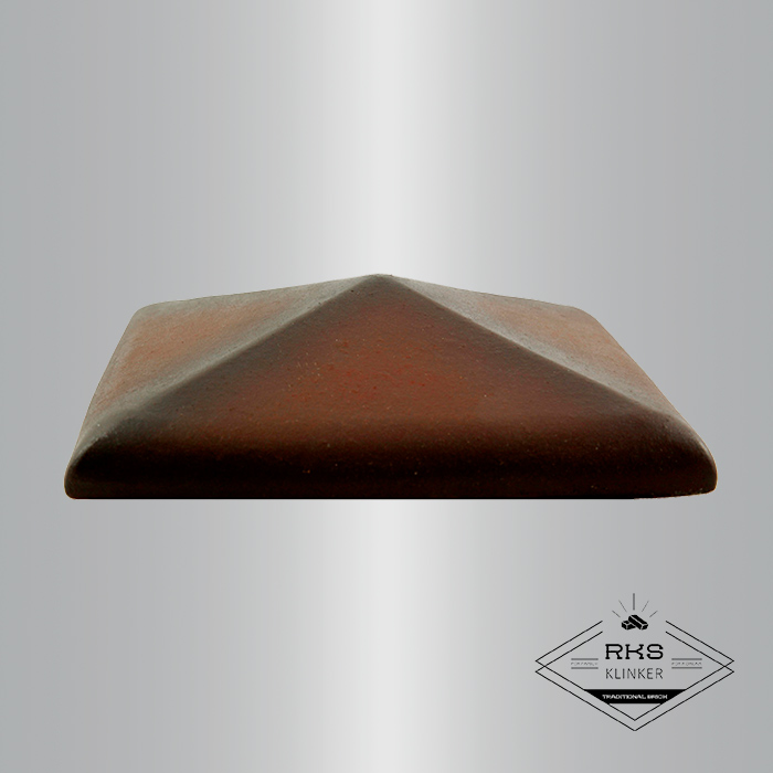 Клинкерный колпак на столб ZG Clinker, С42 425х425 мм, ольха в Воронеже