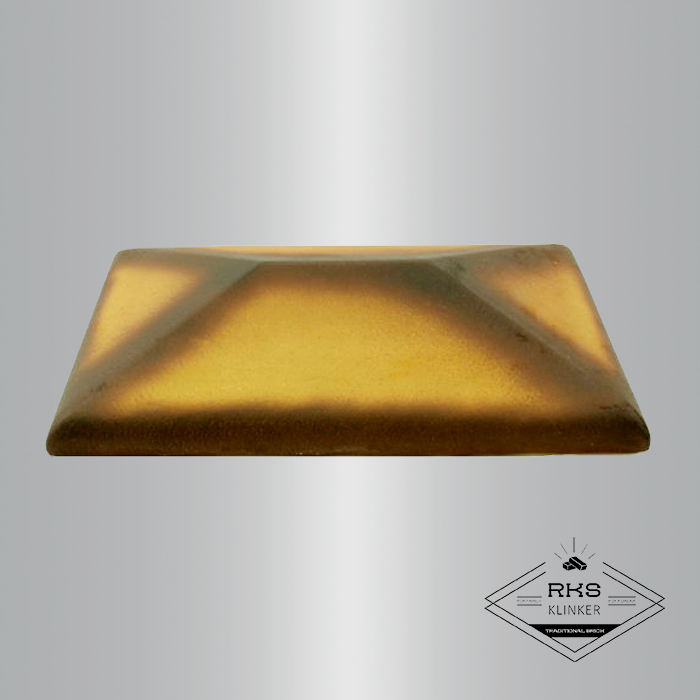 Клинкерный колпак на столб ZG Clinker, СР 300х425 мм, жёлтый тушевой в Воронеже