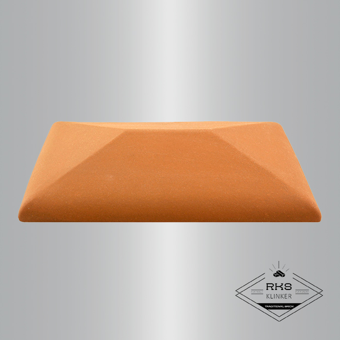 Клинкерный колпак на столб ZG Clinker, СР 300х425 мм., красный в Воронеже