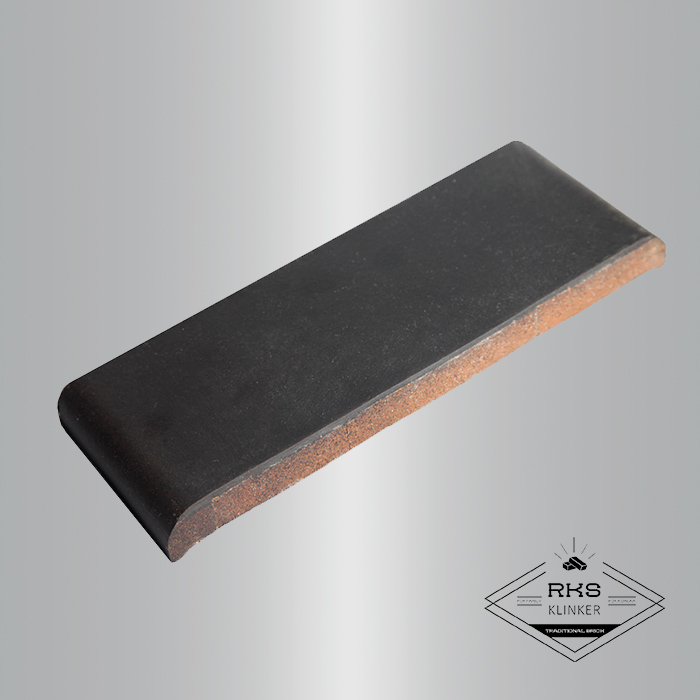 Парапетная плитка ZG Clinker, КР20 190x110x25 мм, Графит в Воронеже