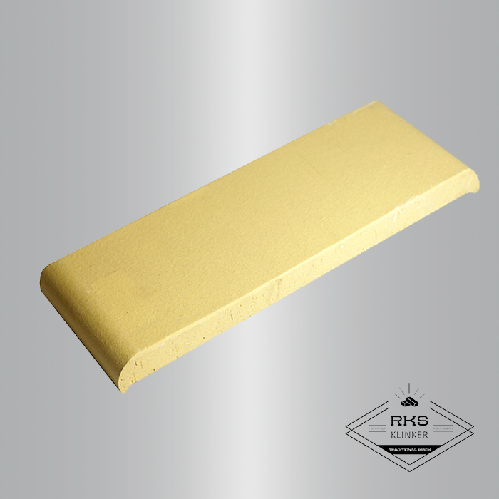 Парапетная плитка ZG Clinker, КР20 190x110x25 мм, Жёлтая в Воронеже
