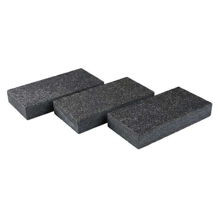 Гранитная брусчатка RKS SLATE Gabbro (Габбро) Пиленая, 200x100 мм в Воронеже