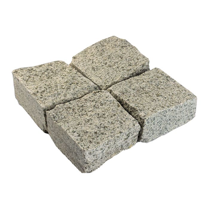 Гранитная брусчатка Мансуровская, Колотая, 100x100 мм в Воронеже