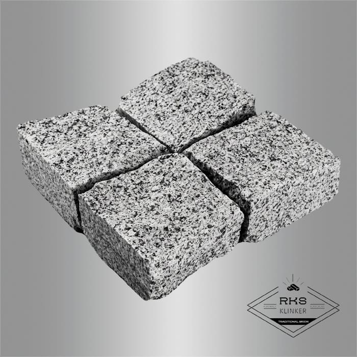 Гранитная брусчатка Камбулатовский, Колотая, 100х100 мм в Воронеже