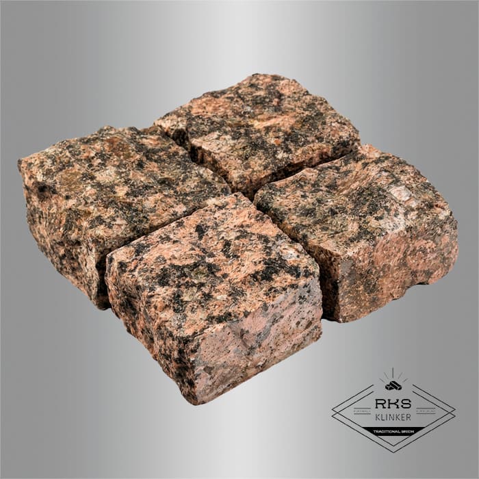 Гранитная брусчатка Южно-Султаевский, Колотая, 100x100 мм в Воронеже