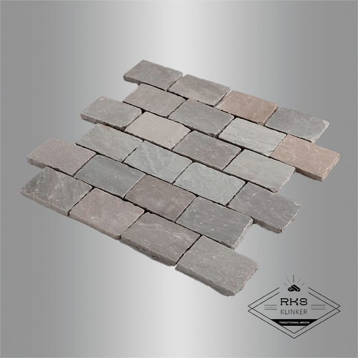 Брусчатка из песчаника RKS Slate Belgian Grey 200x100x30 мм в Воронеже