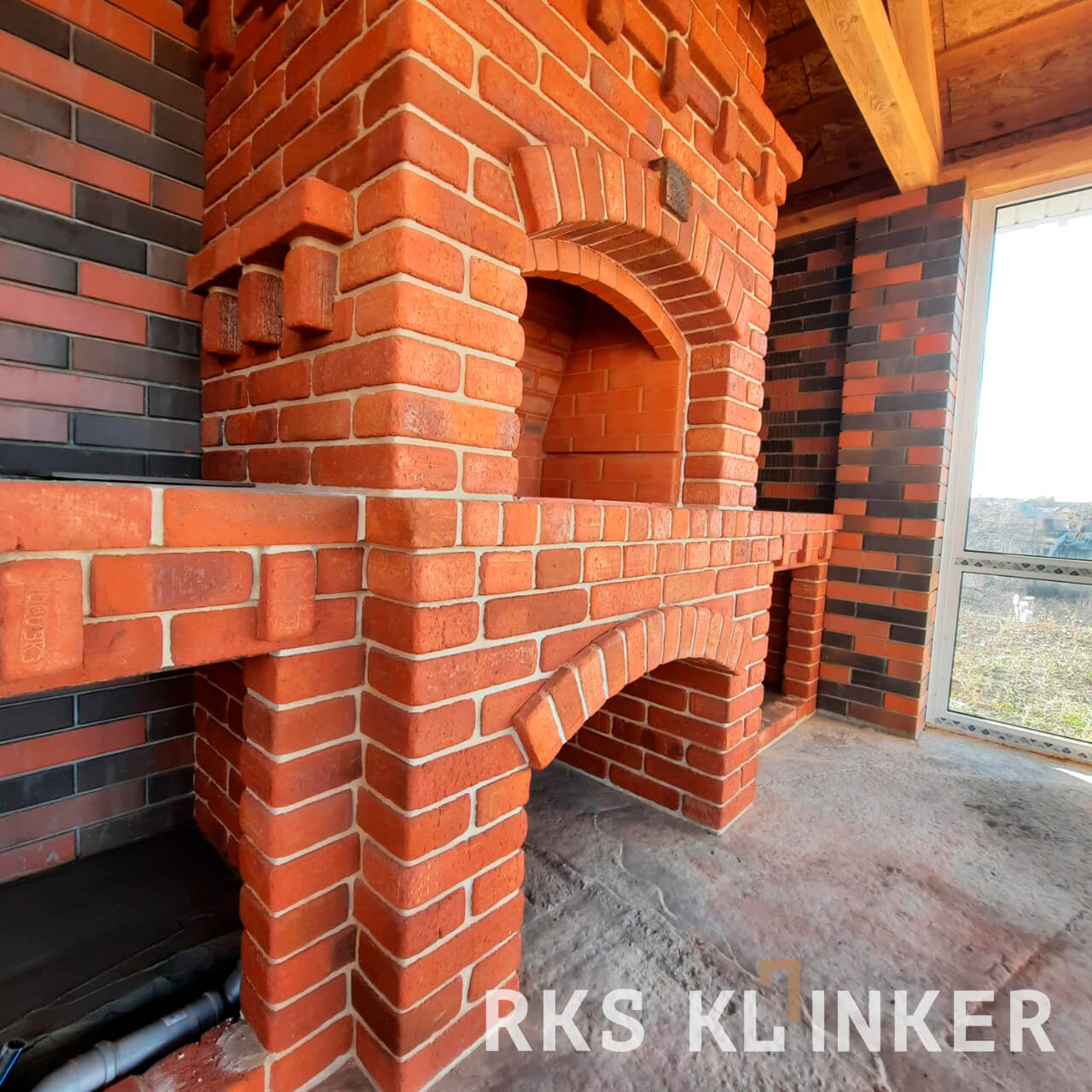 Создайте очарование старины: "Temple Brick" Маркс – кирпич для вашей печи