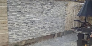 Наружние стены из природного камня фото 3D панели RKS SLATE Мрамор Cloudy Grey Classic проект в Ставрополе (1)