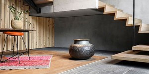 Плитка из натурального сланца для интерьера RKS SLATE Сланец Brazil Grey Natural  в холле и коридоре (5)