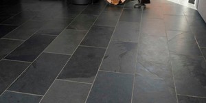 Плитка каменная не боится жара, для пола у печи заказать RKS SLATE Сланец Brazil Black Natural (2)