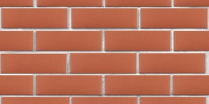 Кирпич клинкерный Лондон Красный, гладкий 0,7 НФ на белом шве